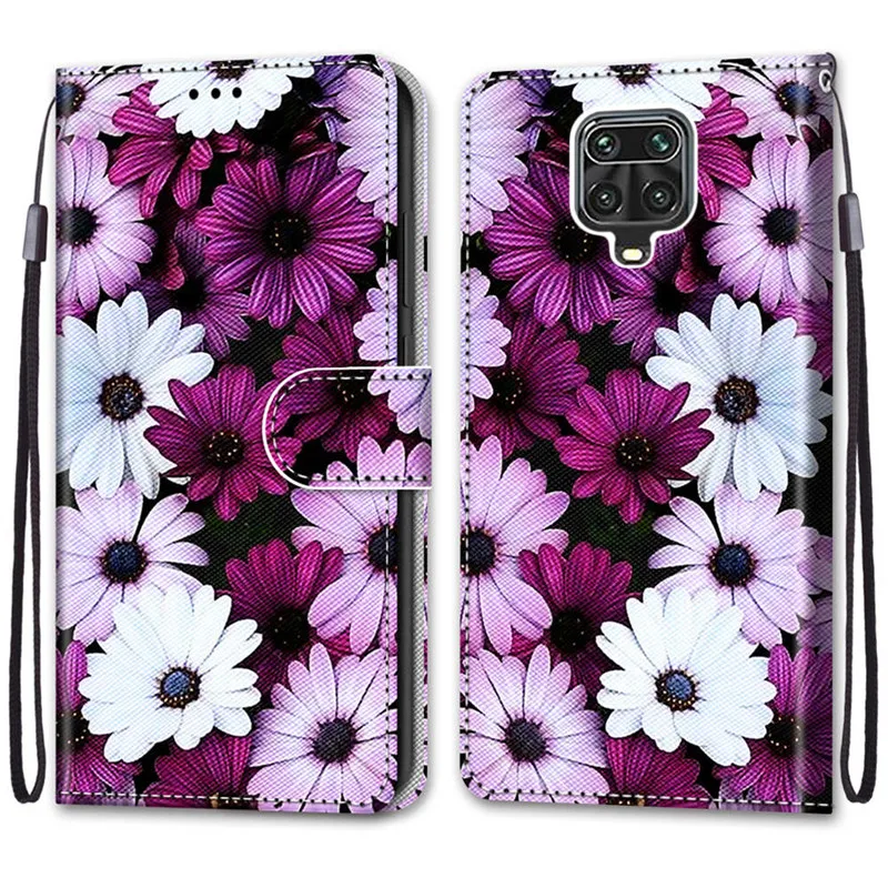 Flower Pattern Flip Case For Xiaomi 9 S Redmi Note9 S Note 9S 9 Pro Max Note9S Wallet Leather Phone Case Stand Book Cover leather wallet case leather case phone case leather phone case
