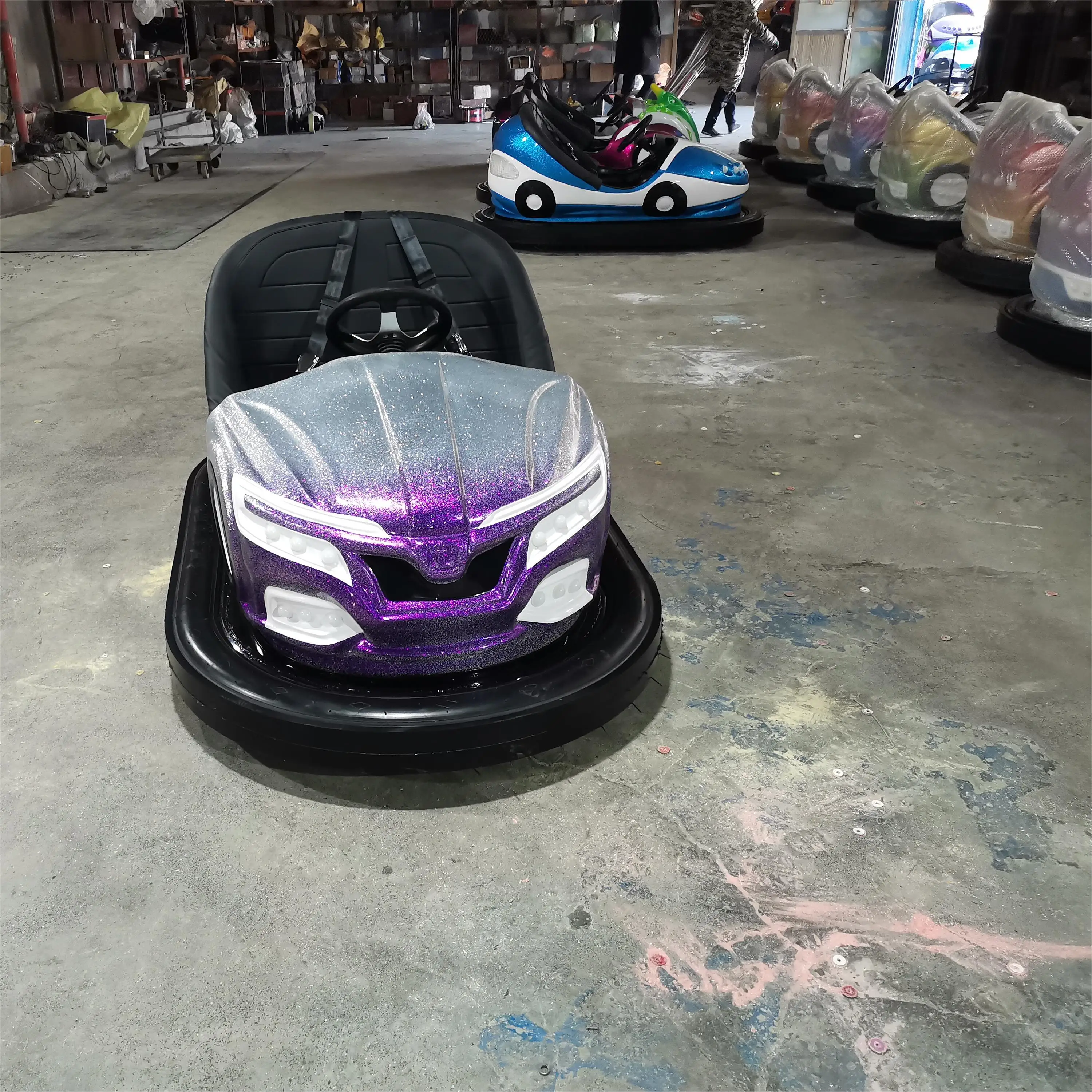 Factory Low Price Amusement Park Facilities Kids Ride Bumper Car Electric Bumper Car for Kids
