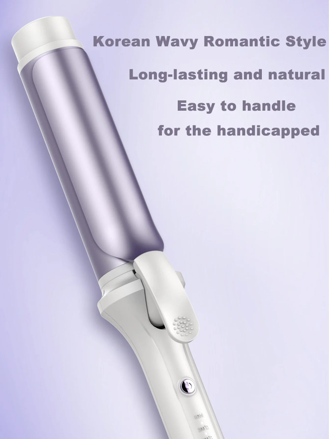 Negative Ion Curling Wand 40mm Large Volume Hair Harmless Long Lasting Styling Wave Bangs Large Perm Wand