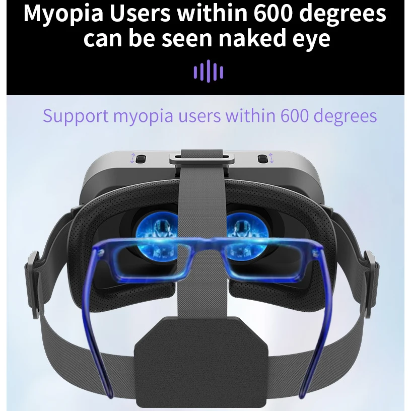 Occhiali VR 3D Viar Telefono Cuffie per realtà virtuale Dispositivi per casco Lenti intelligenti Occhiali per smartphone Cellulare Hedset Set di giochi per dispositivi mobili - immagine 4