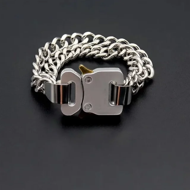 アクセサリー 1017 ALYX 9SM(ALYX) DUAL CHUNKY CHAIN Buy 1017 ALYX 9SM Dual Chunky Chain Bracelet 'Silver