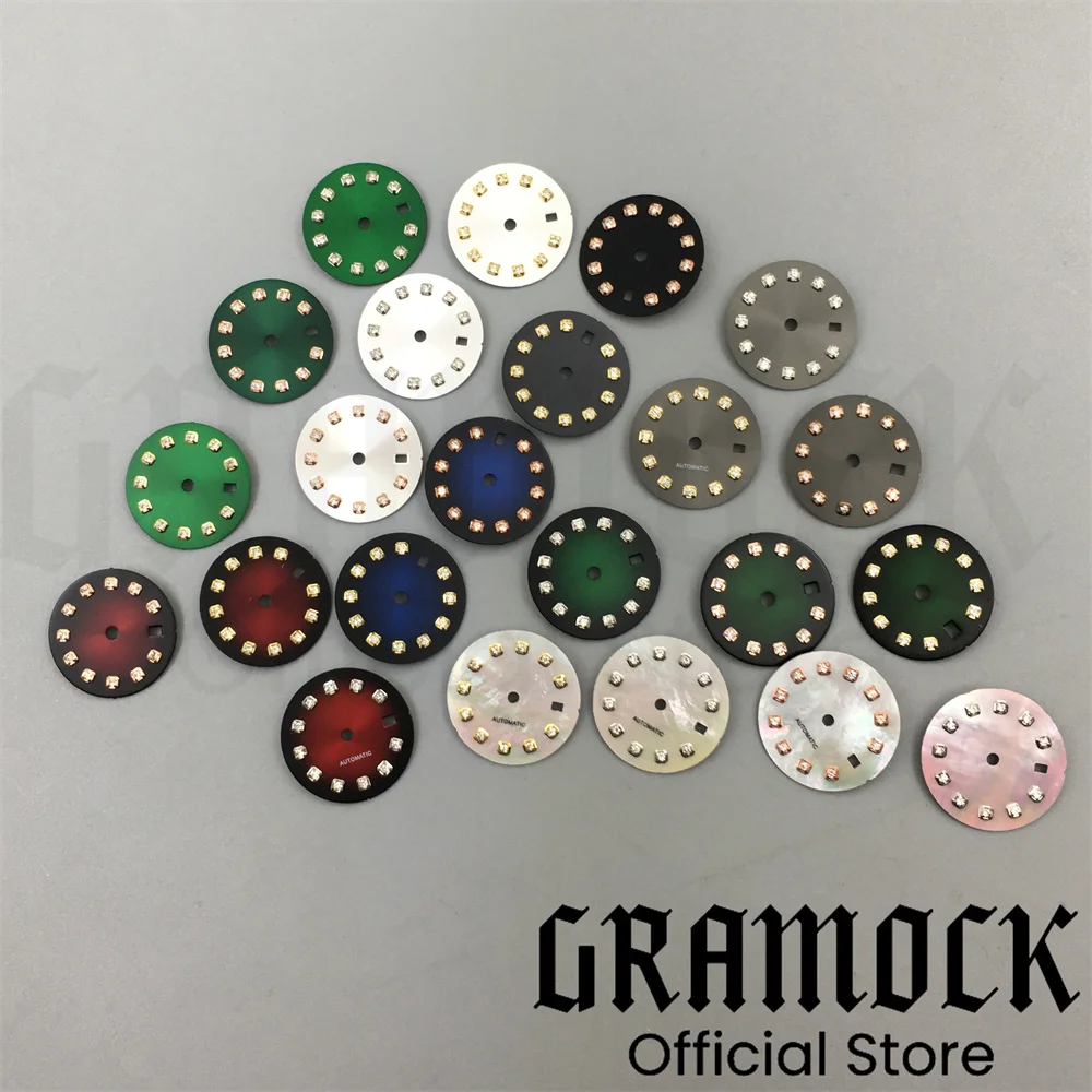 Multicolor Sunburst Gradient Watch Dial with Diamond Markers and Date Window for Automatic Women's Watch