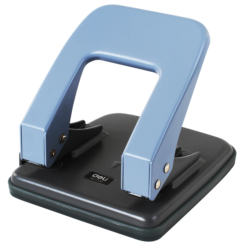 

Deli 0104 Office Desk 6mm 2-Hole Punch Binding Hole Punch Two Holes Distance 80mm Punch Papers Capacity 35 Sheets 80g