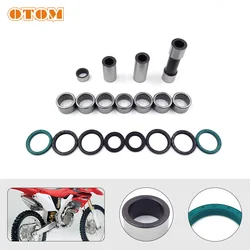 OTOM Motorcycle Linkage ARM Triangle Lever Accessories Bearing Oil Seal Bushing For HONDA CR125 CR250 CRF250R CRF450R CRF450X