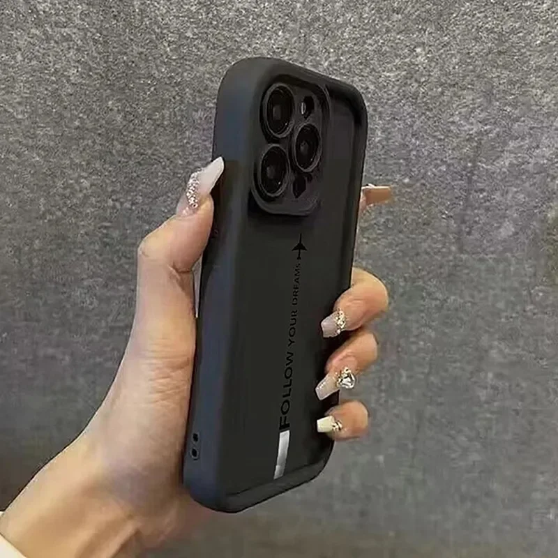 Travel-Inspired Airplane Route Anti-Fall Phone Case