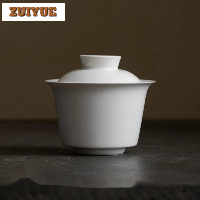 Japanese Plant Ash Cover Bowl Ancient Gaiwan Japanese Hand Grasping Bowl Tea Tureen Tea Maker Cover Items Gift 140ml