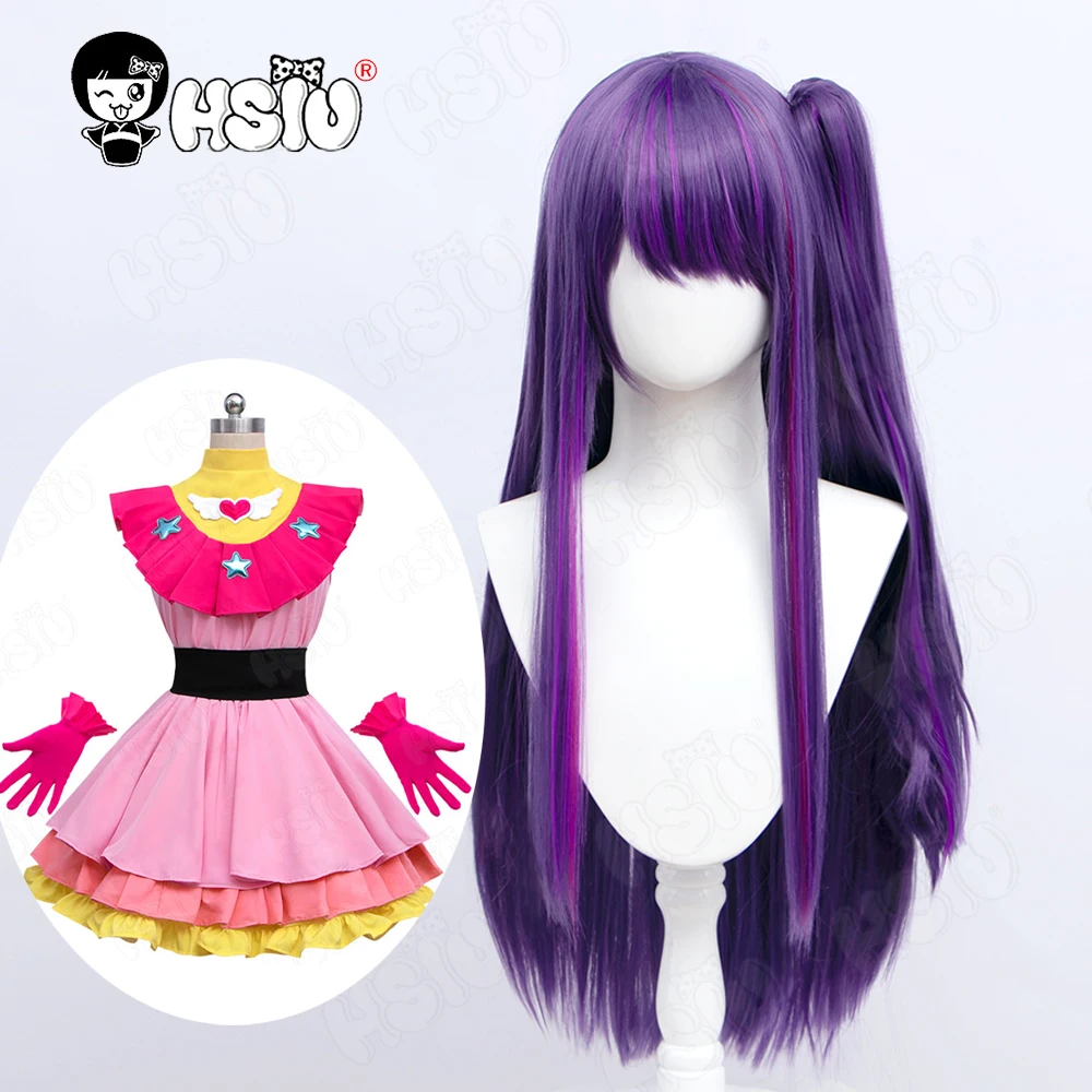 Hoshino Ai Cosplay Wig Costumes Fiber Synthetic Wig Anime Oshi No Ko
