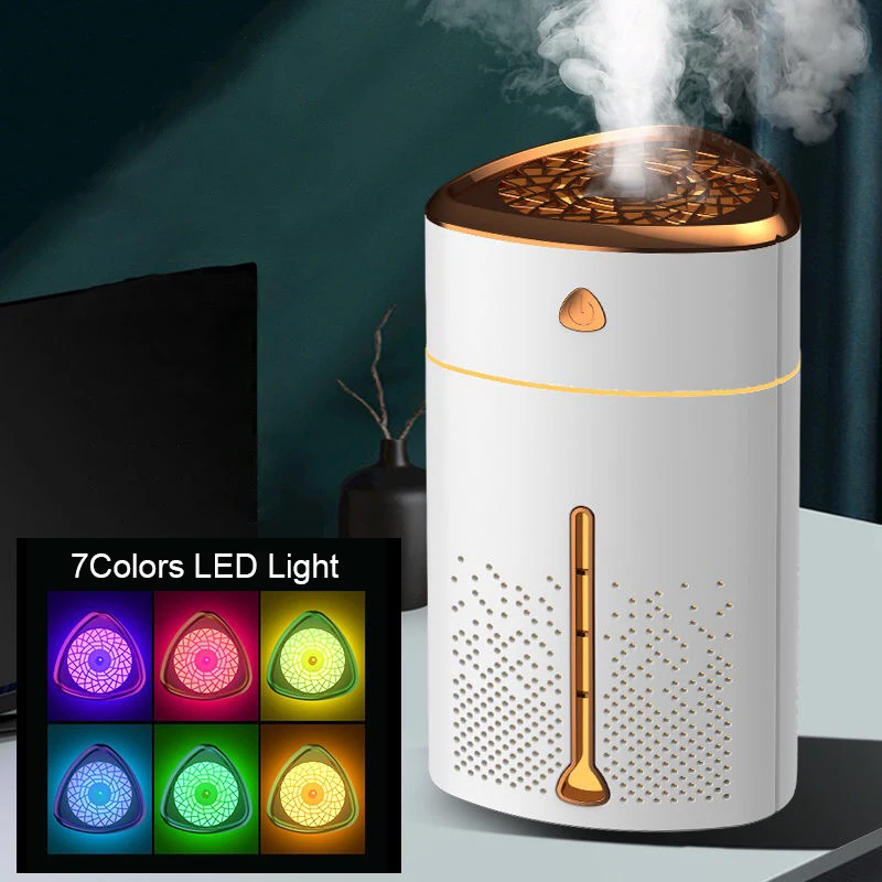 1000ml Car Humidifier Essential Oil Diffuser Car Home Air Humidifier USB Ultrasonic Negative Ion Mist Maker LED Light air humidifier