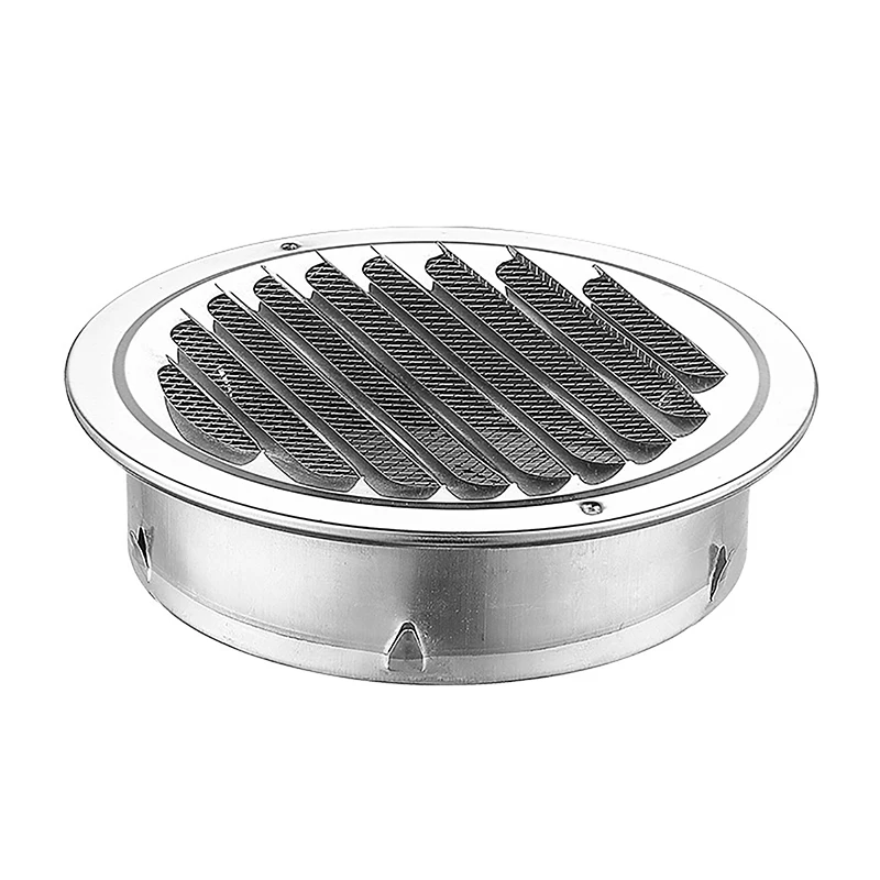 Rejilla De Ventilación (2 Unidades, 70 Mm, Acero Inoxidable, Redonda, 70 Mm, Cubierta De Ventilación De Acero Inoxidable 304, Para Chimenea, Cocina, Baño, Ventilación