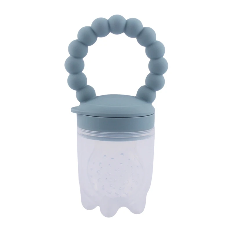 Baby Vegetable Bag Silicone Chewing Pacifier Baby Feeding Mesh Bag Kid Nutrition Feeder Supplies D7WF