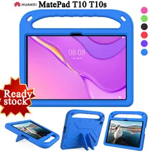 

Case for Huawei MatePad T10 T10s Kids Light Weight Shockproof Silicone Handle Stand Kids Friendly Case