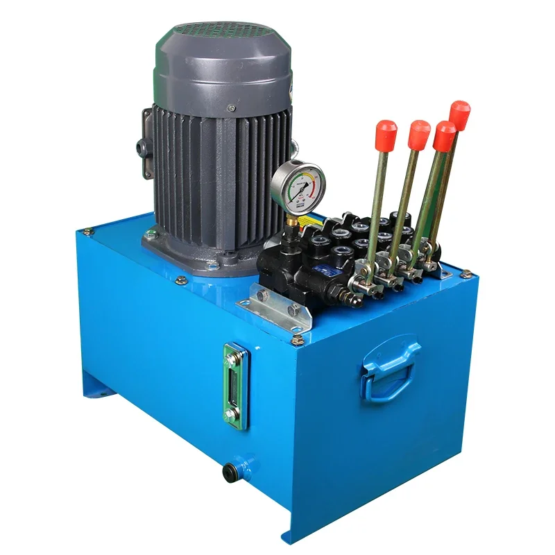 Gruppo Stazione Pompa Idraulica 380V Centralina Cilindro Di Sollevamento Sistema Idraulico 220V Valvola Manuale Stazione Idraulica