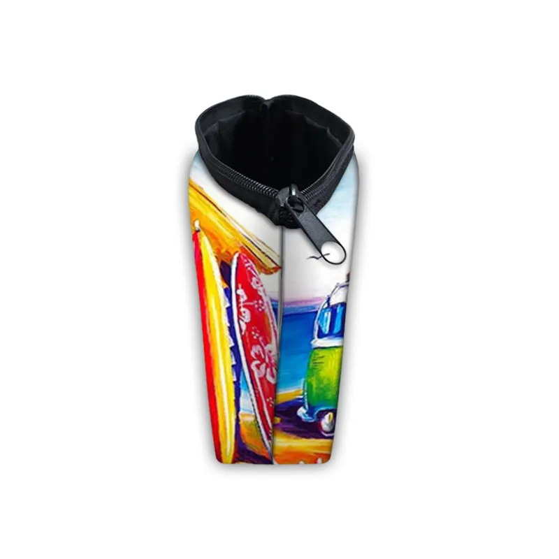 Colored cars on seaside vacation Cosmetic Bag Makeup Bag Storage Bags Portable Cosmetic Case Gift storage bag cosmetic bag cosmetic storage bag toiletry bag makeup bag cosmetic case