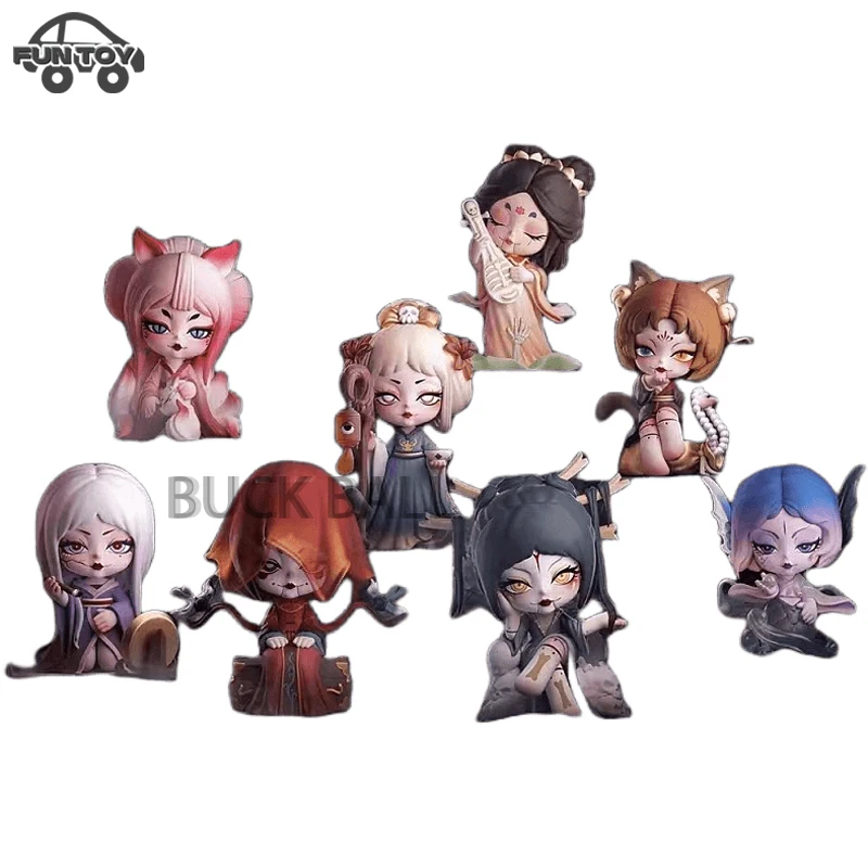 

Kayla X Mini Figure Blind Box Demon Book Mystery Box Legendary Spirits Dark Fairy Tale Anime Figure Surprise Box Kids Toys Gifts