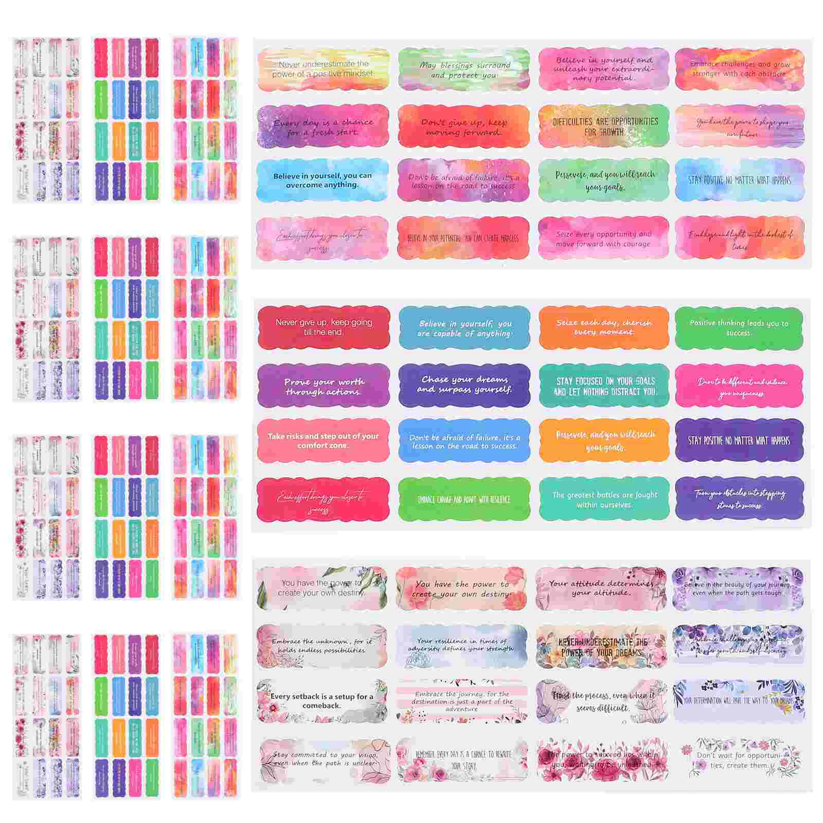 

240 Pcs Inspirational Stickers Quotes Laptop For Journaling Scrapbook Supplies Paper Decals Motivational Planner