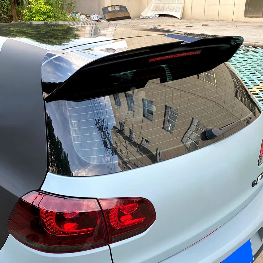 Pro VW golf 6 MK6 GTI R oettinger 2010-2013 spoiler zadní kufr káča zadek vítr spoiler blatník exteriér modifikace auto dekorace