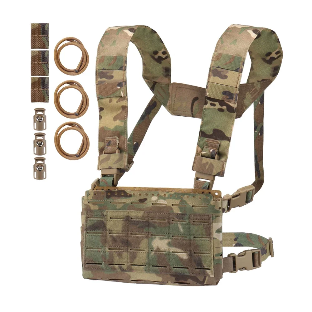 Tactical Molle Mk5 Chest Rig Ss Mkv Micro Fight Chassis Placard Triple 5.56 Magazine Pouch Caccia Vest Plate Carrier Equipment