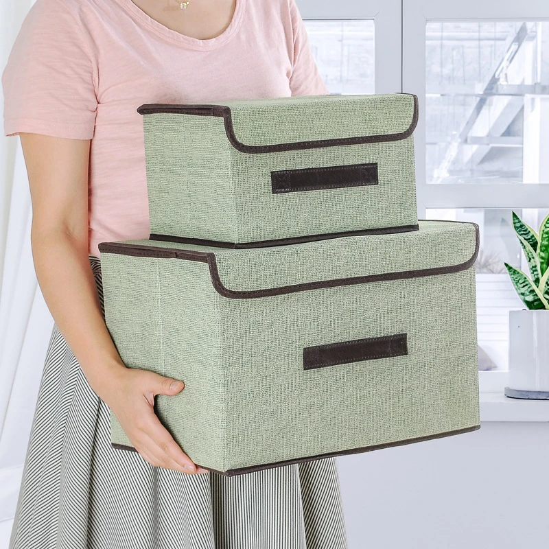 Foldable Storage Box Portable Dustproof Storage Box for Clothes And Sundries Folding Storage Box With Quilt Clothes Storage Bag 1