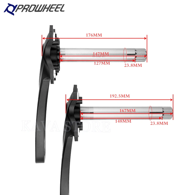 Prowheel  ũ ũũƮ, 170mm  ũ ũũ Ʈ, 30T 32T 34T 36T 38T 40T 42T Ŷ 176/192mm ϴ 귡Ŷ, E-ũ ǰ