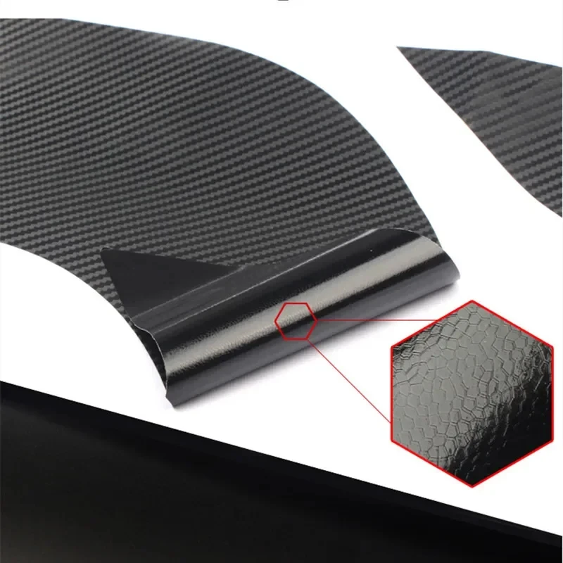 Car Door Stickers 4Pcs Car Styling Mouldings Sticker Carbon Fiber Scratches Resistant Cover Auto Handle Protection Film