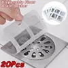 1-20Pcs Disposable Floor Drain Stickers Hair Catchers Anti-blocking Filter Shower Cover Kitchen Bathroom Sink Strainer Stopper 1