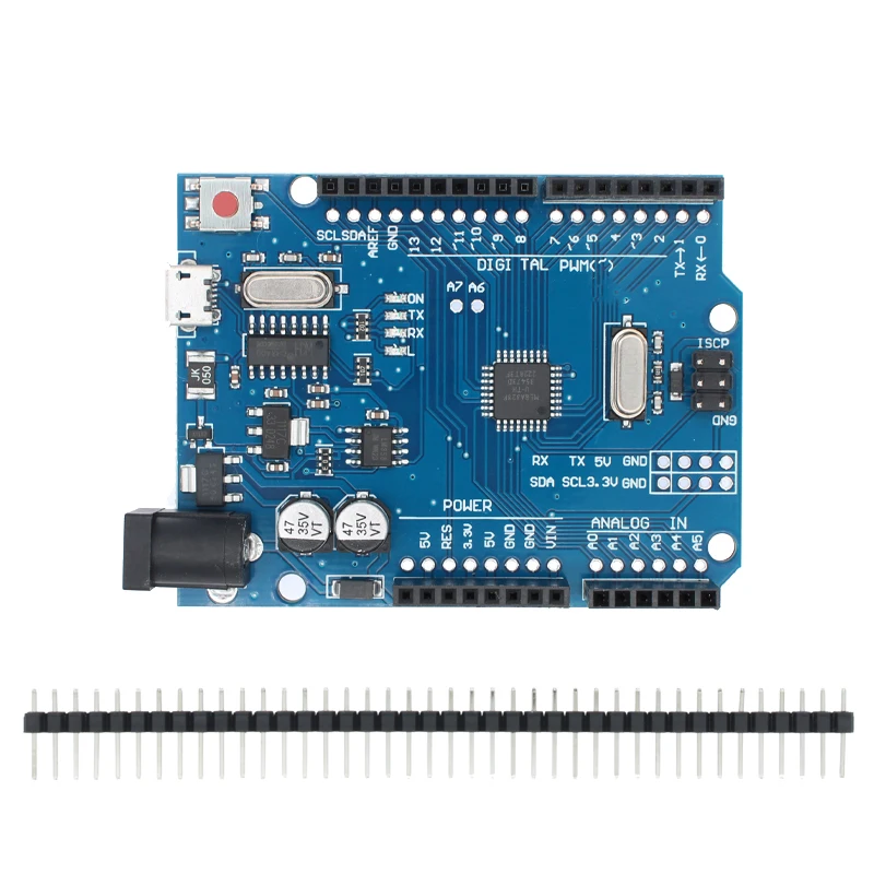 Development Board UNO R3 CH340G+MEGA328P SMD Chip 16Mhz For Arduino UNO R3 Development Board USB CABLE ATEGA328P One Set