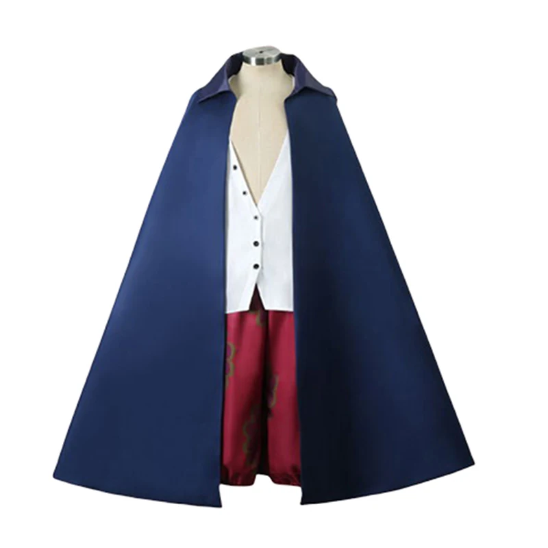 One Piece-Inspired Red-Haired Shanks Costume for Cosplay Events