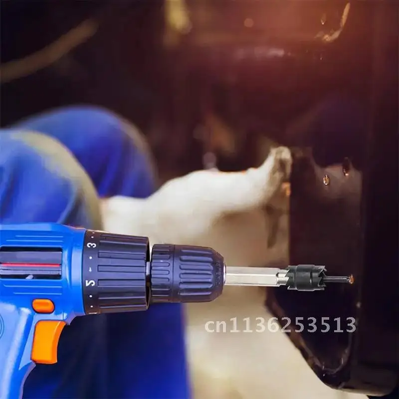 

Набор ротационных точечных сварных резаков, 13 шт., набор точечных сварных резаков 3/8 дюйма из быстрорежущей стали для удаления сверл, резак для резки отверстий, устройство для точечной сварки