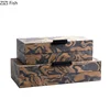 Auspicious Clouds Texture Jewelry Boxes Rectangle Cosmetic Jars Dresser Table Desk Decoration Exquisite Jewelry Storage Jar 2