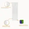 100pcs 5x15cm Glossy Clear Plastic Bag Eco-friendly Smell Proof Waterproof Flat Bottom Heat Seal Vacuum Pouches with Tear Notch 3