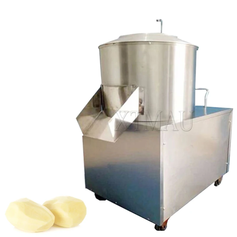 

Root Vegetable Ginger Sweet Potato Batch Washer Peeler Machine Taro Carrot Washing Cleaning Peeling Machine Stainless Steel