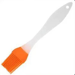 Silicone Pastry & Basting Brush - Versatile Baking and Cooking Tool (Orange)