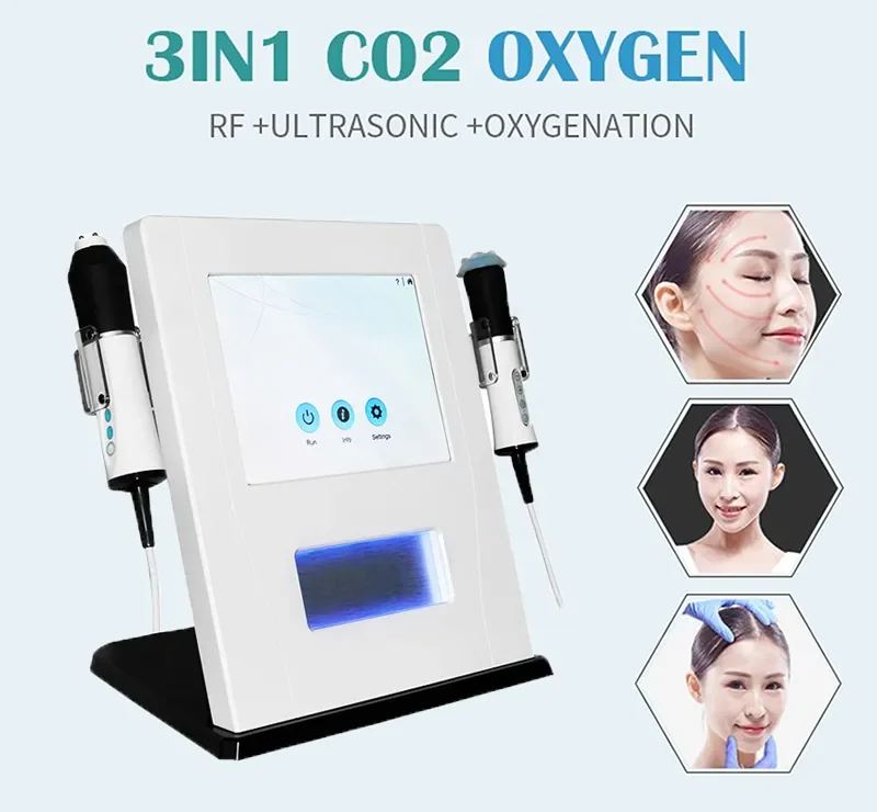 

3 In 1 CO2 Oxygenation Face Whitening Machine Acne Treatment Wrinkle Removal Skin Rejuvenation Hydro Dermabrasion Oxygen Device