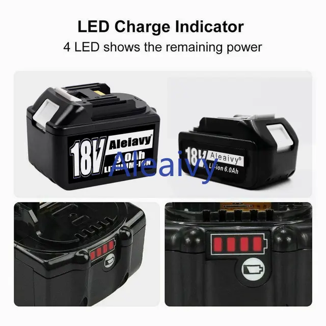 최고 품질의 MAKITA BL1860B 18V 9000mAh 충전식 리튬 이온 배터리