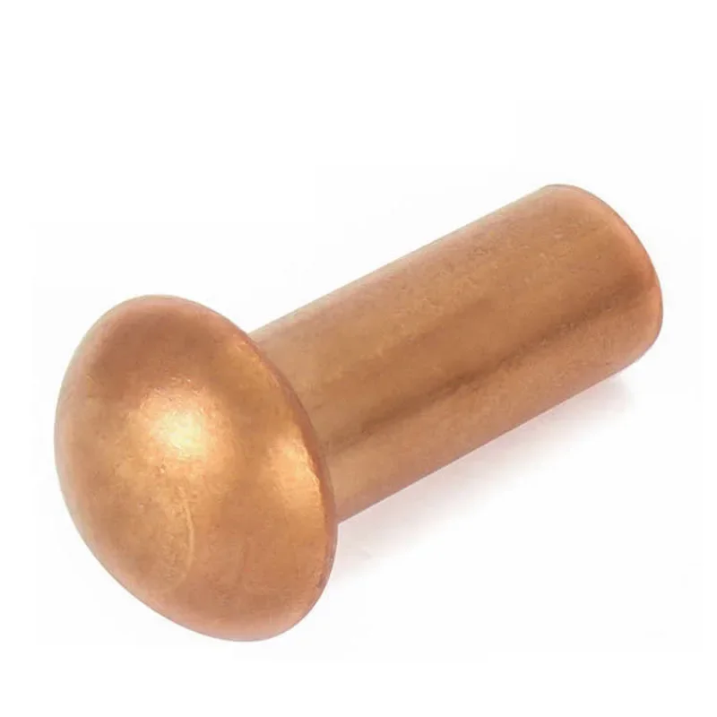 Rivets and Fasteners 1~100PCS Copper Solid Round Head Rivet