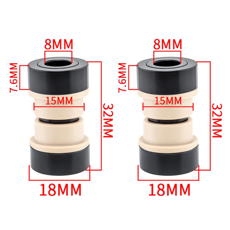 Precision MTB Rear Suspension Shock Absorber Bushing
