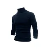 New Solid Color Turtleneck Cashmere Weater Slim Fit Pullover Base Knitwear Sweater Men's Keep Warm Inner Match Men's Clothing 6
