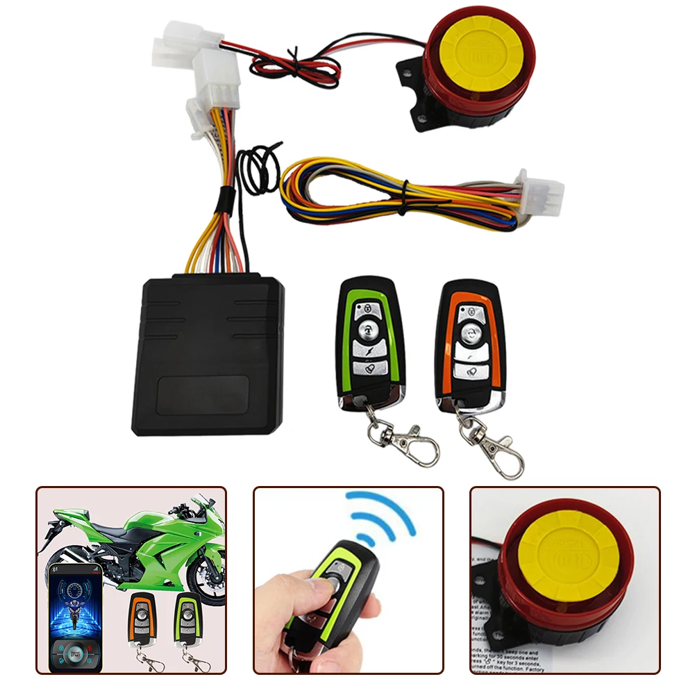 

Motorcycle APP Remote Control Alarm Special Accessories For Anti-theft Devices 12V±2V For All 12V Motorcycles Silent Anti-theft,