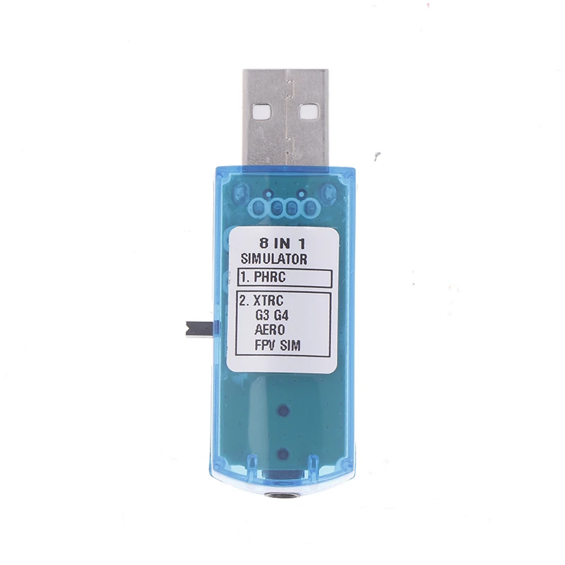 Simulateur de Vol USB 8 en 1 pour PC - Contrôleur Hélicoptère & Avion RC