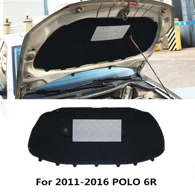 

Fold shipping For 2002-2010 2011-2016 Volkswagen VW POLO 6R Car Hood Engine Heat Insulation Pad Cotton Soundproof Cover Mat