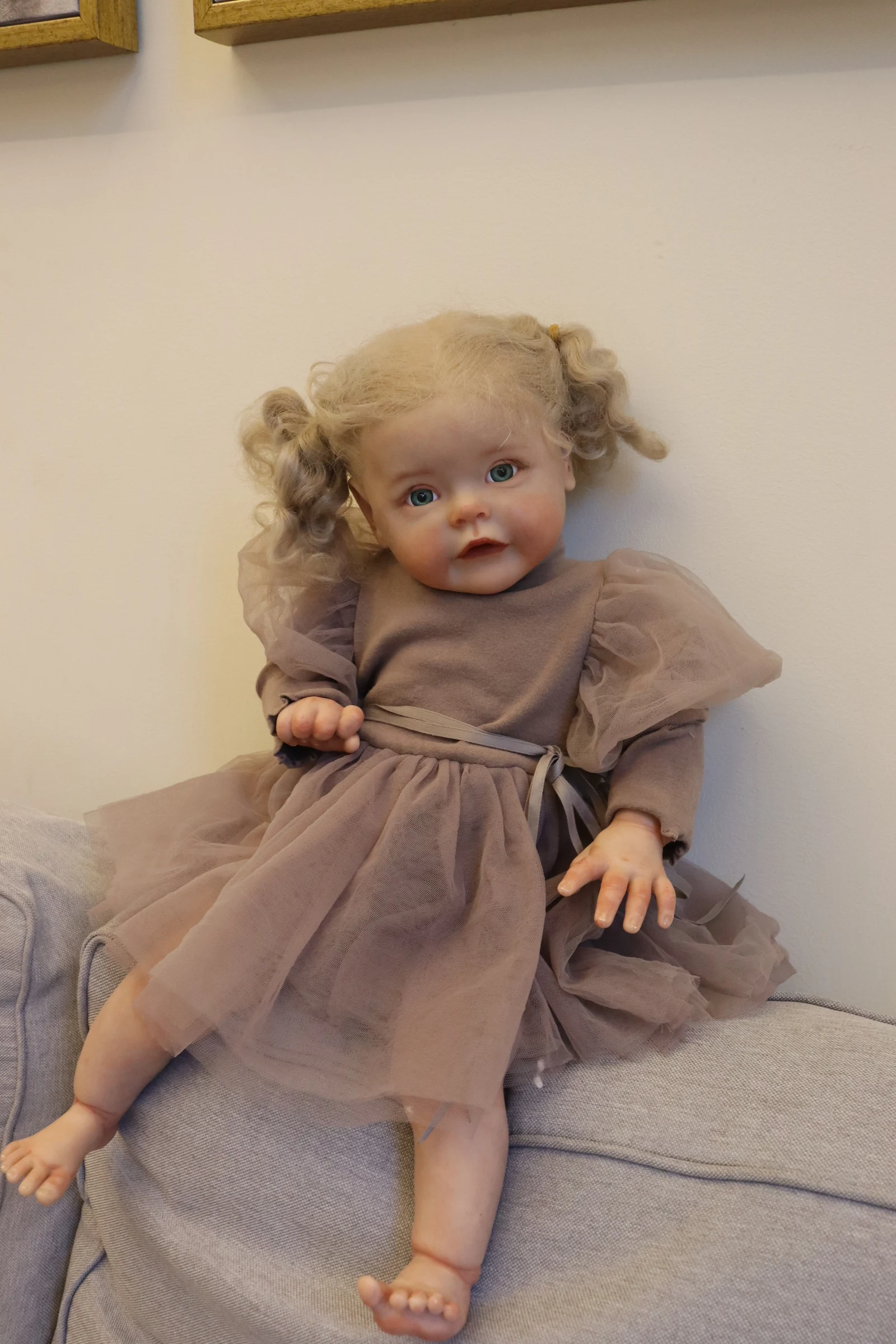 Team FBBD Artist Made 58CM Already Finished Reborn Baby Doll Sueuse With Hand-Rooted Hair Toys For Children Dolls For Girl fbbd 21 already painted bebe reborn doll marry s first cry by artist 100%hand made unassembled kit dolls for children