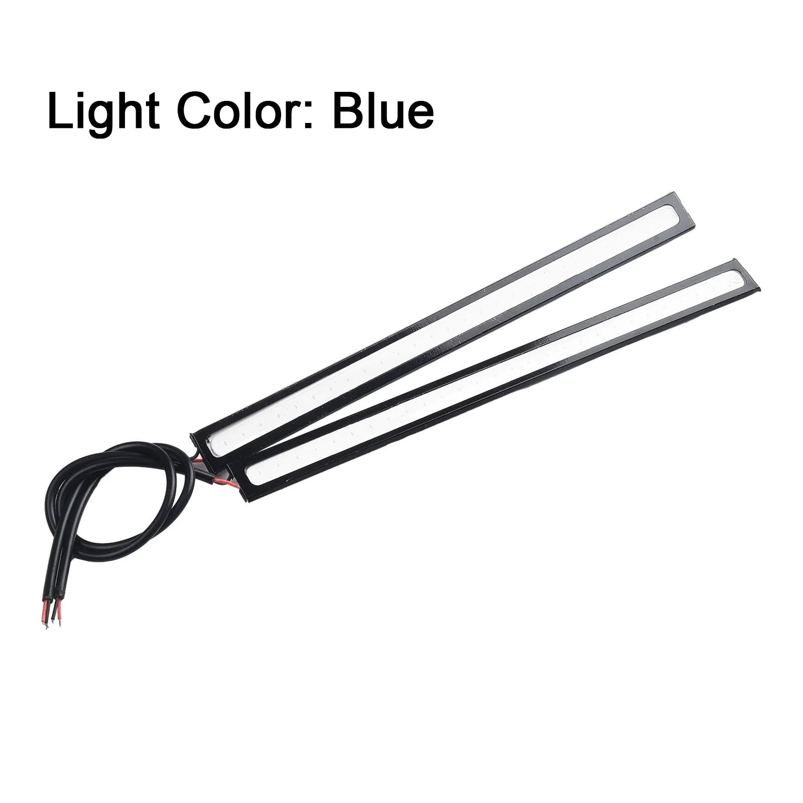 

COB DRL Fog Light DC Daylight Daytime Driving LED Lamp Running Ultrathin 12V Waterproof 500lm 78cm Blue Useful