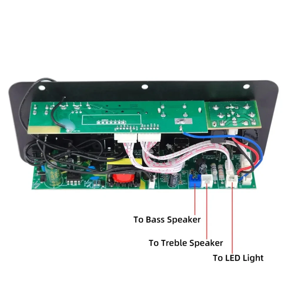 D30-II Bluetooth Amplifier Board Subwoofer with Display Dual Microphone Input US