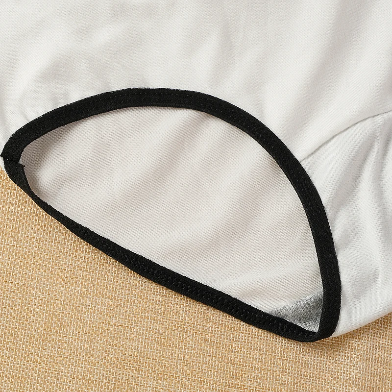 3PCS Women's Cotton Panties Sports Style Mid-Rise Seamless Briefs Comfortable Breathable High-Stretch Underwear