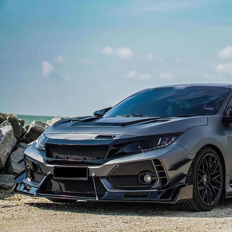 Fk7に適したホンダの世代シビックレーシンググリル,快適な金属製の棚