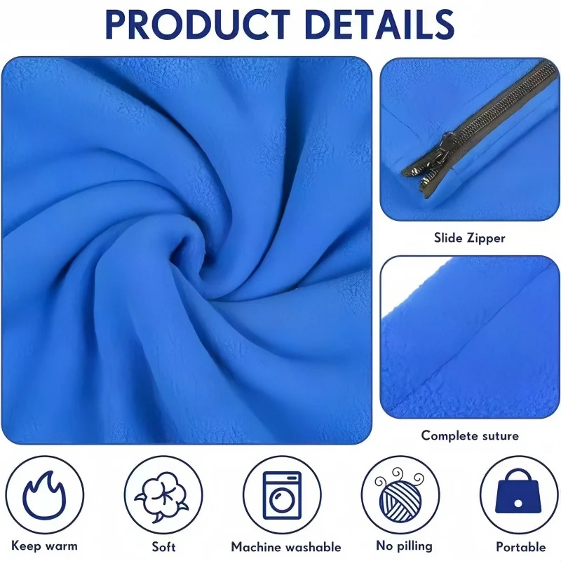 Ultra-light Fleece Sleeping Bag Camping Mat Travel Blanket