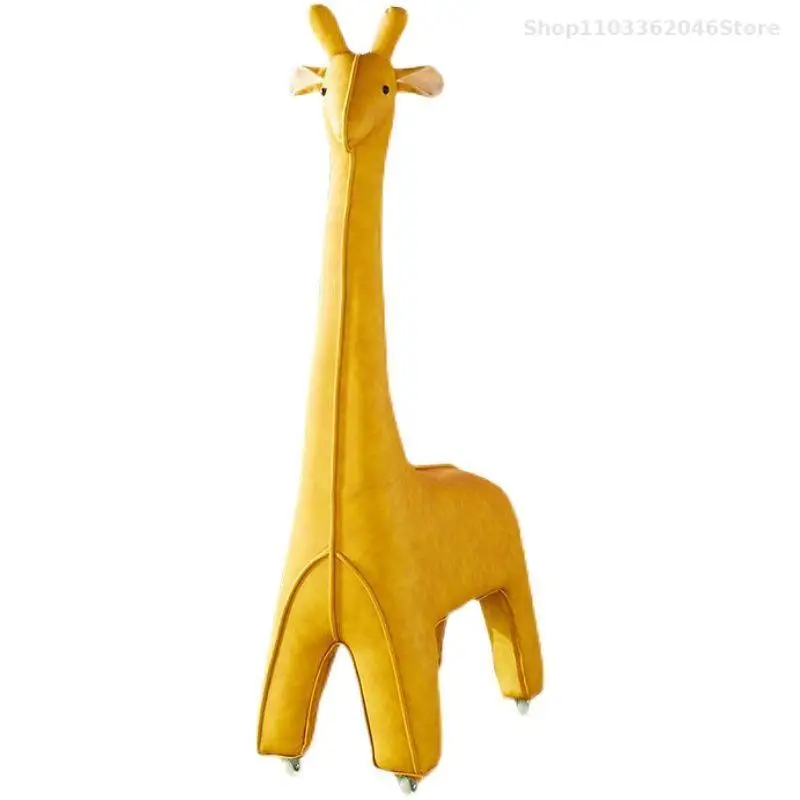 Giraffe Sitting Stool Children's Sofa Fawn Animal Stool Living Room Modern Decoration Shoe Changing Cyber Celebrity