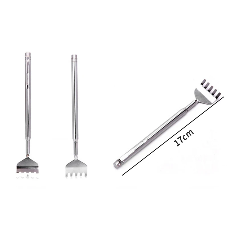 Back Scratchers 1pcs Stainless Steel Telescopic Pen Clip Portable Itch Massage Tool