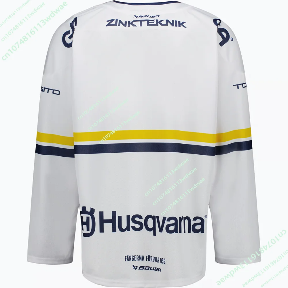 2026 새로운 도착 스웨덴 SHL 하키 저지 3D 프린트 유니섹스 티셔츠 HV71 스포츠 하키 퀵 드라이 남성 키즈 플레이어 긴팔