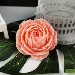 Mold Peony Flower 3D Silicone Mould Bloom Mold Cake 3D Fondant Cupcake Jelly Candy Chocolate Decoration Baking Tools HC0368